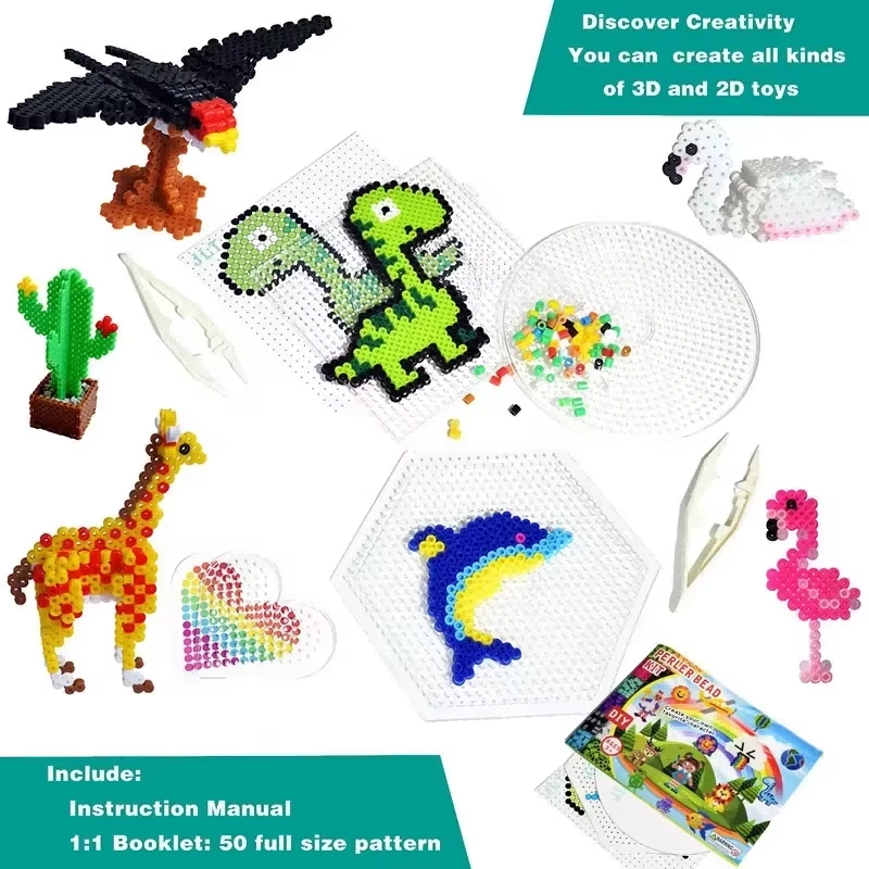 Multi‑Pattern Perler Beads Craft Toy high quality